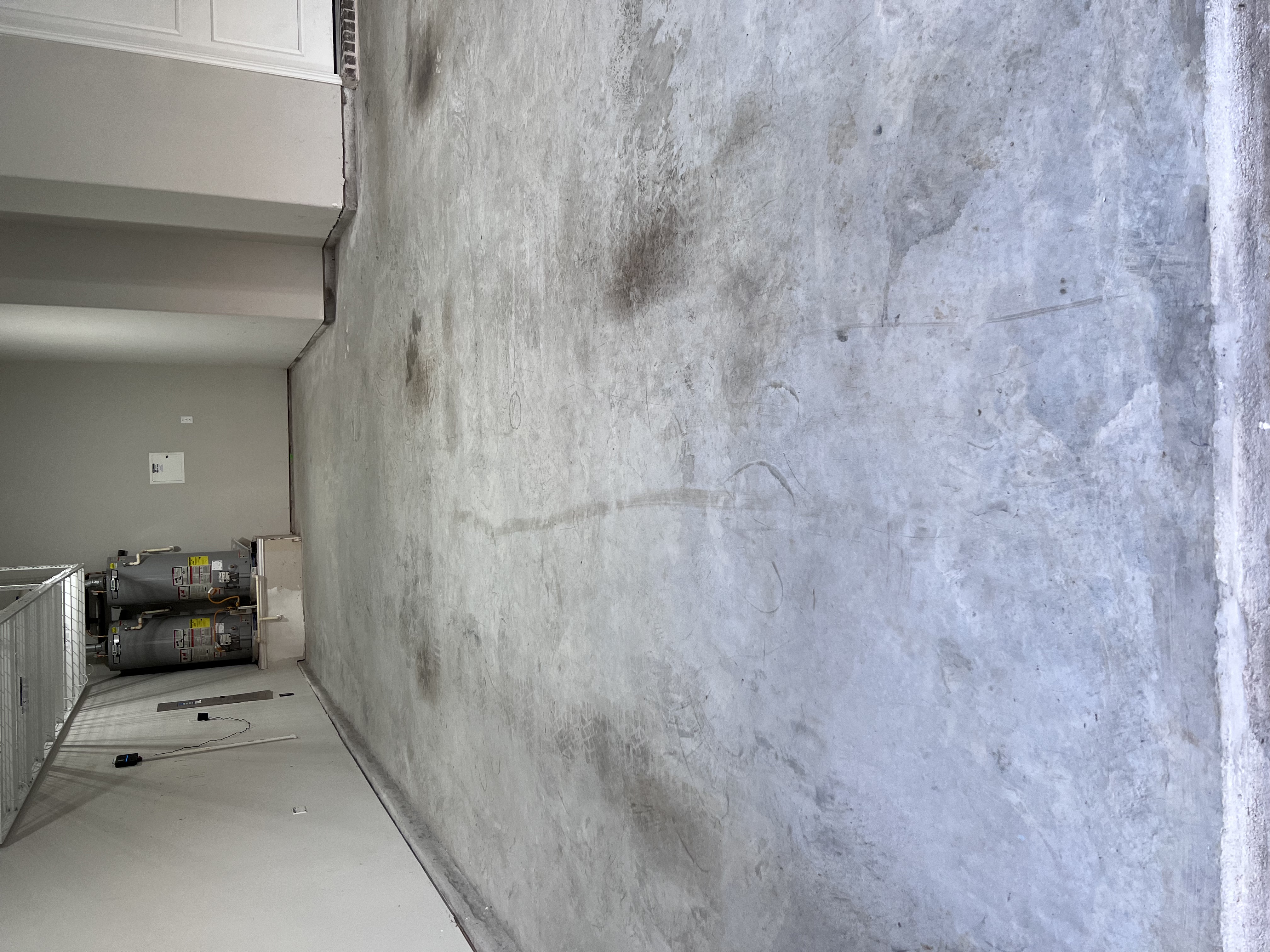 Garage floor coating project in Collin County Texas