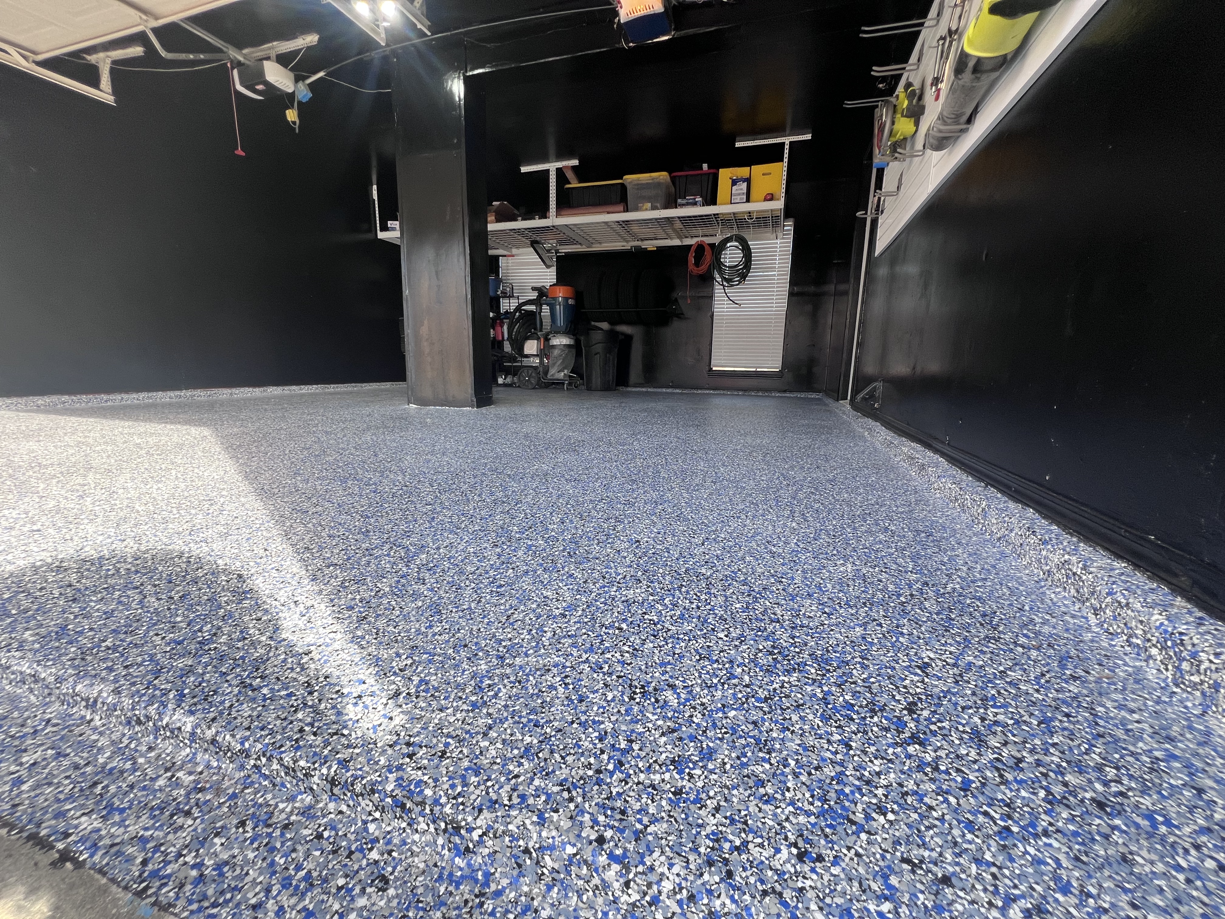 Commercial floor coating