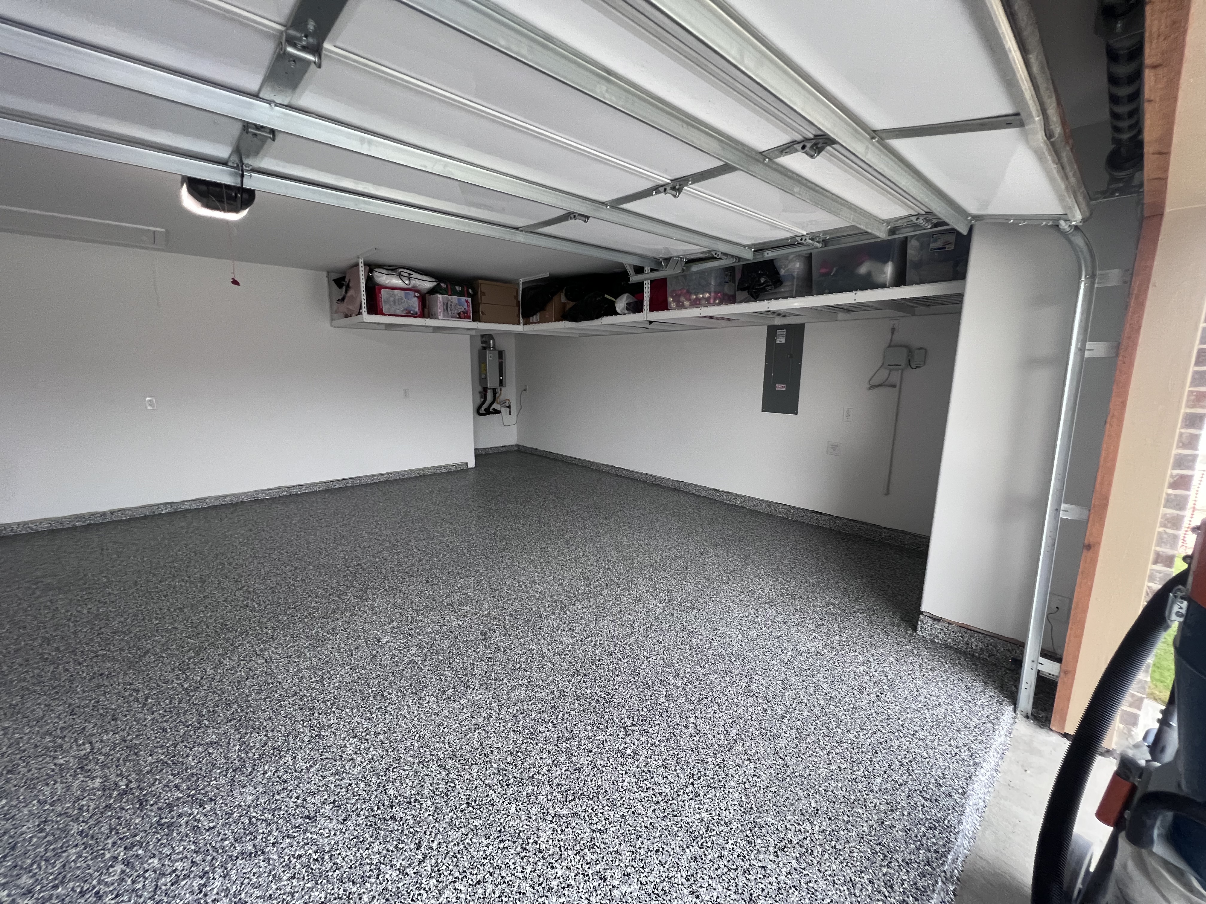 Finished metallic epoxy floor