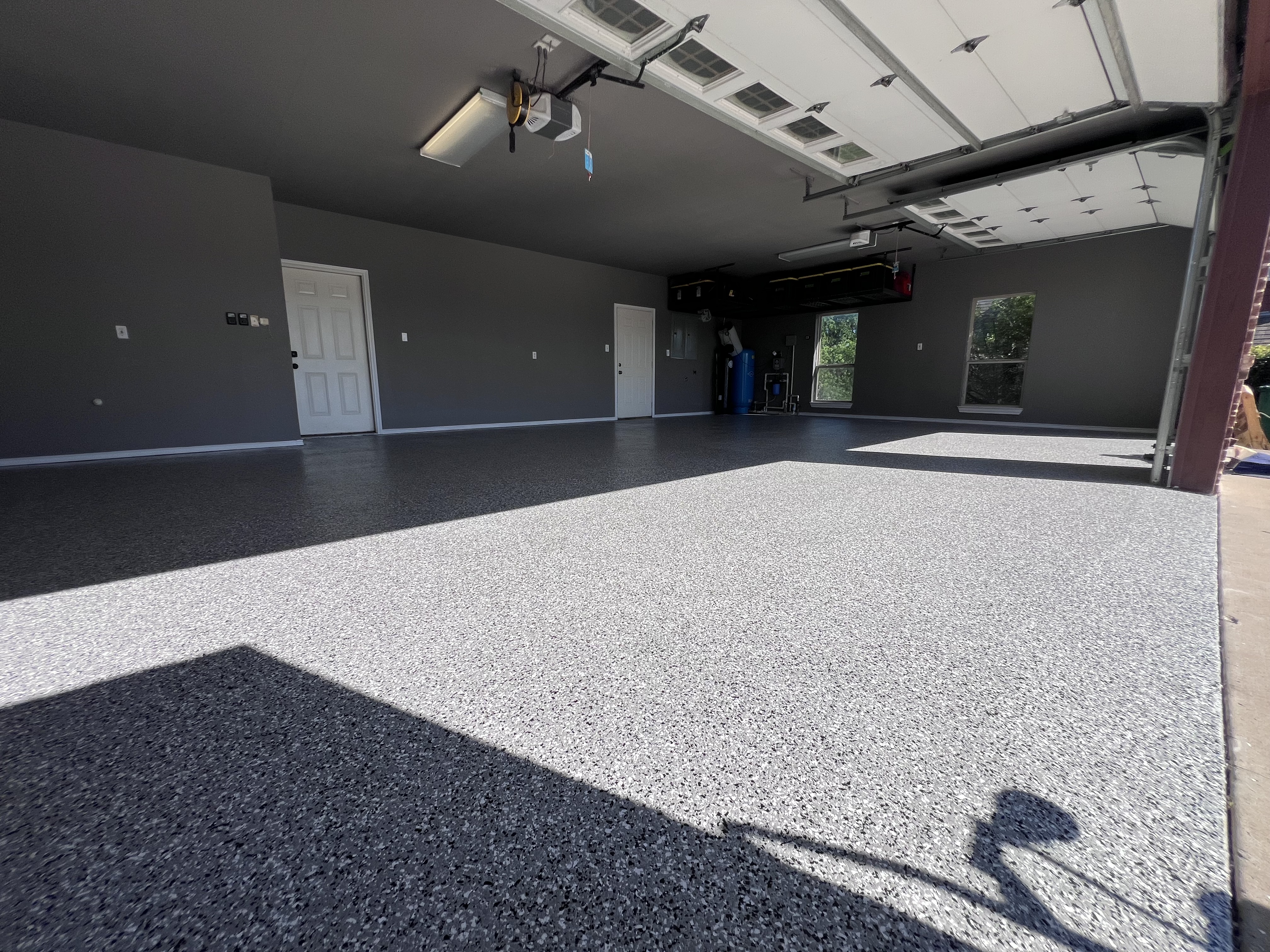 Professional garage floor transformation